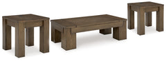Diamond Furniture - Ashley Furniture - Rosswain Lift-top Coffee Table and 2 End Tables - Lift-top Coffee Table and 2 End Tables - T763T1