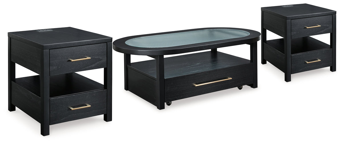 Diamond Furniture - Ashley Furniture - Winbardi Coffee Table and 2 End Tables - Coffee Table and 2 End Tables - T786T1