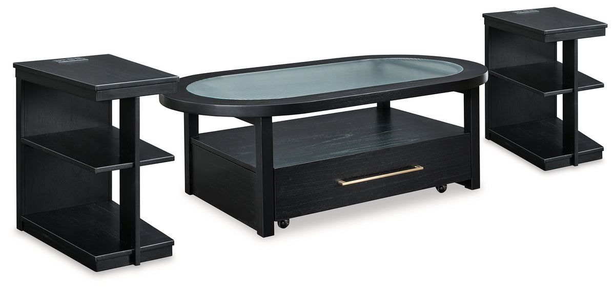 Diamond Furniture - Ashley Furniture - Winbardi Coffee Table and 2 Chairside End Tables - Coffee Table and 2 Chairside End Tables - T786T2