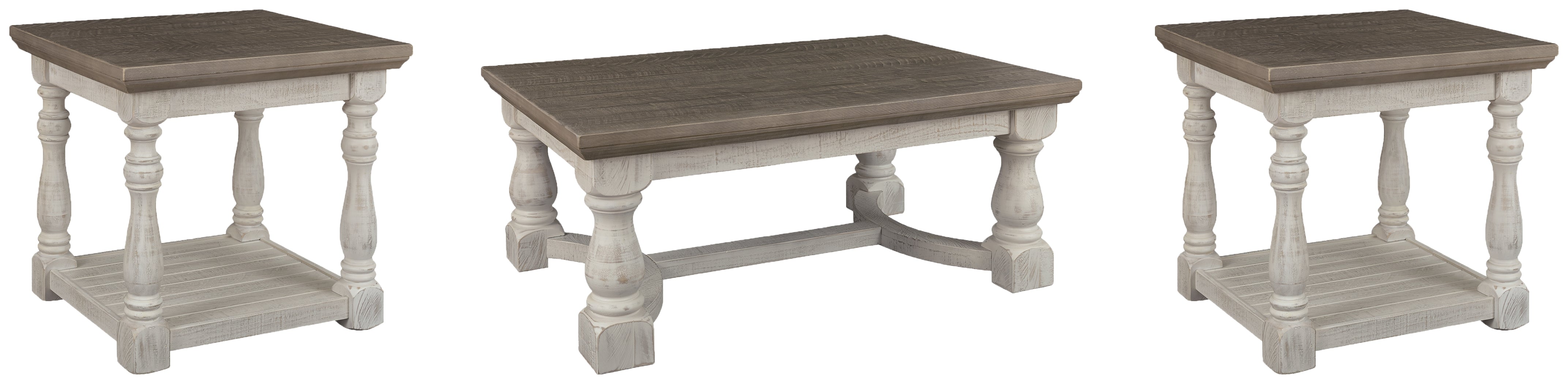 Diamond Furniture - Ashley Furniture - Havalance Coffee Table and 2 End Tables - Coffee Table and 2 End Tables - T814T1