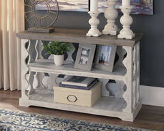 Diamond Furniture - Ashley Furniture - Havalance Sofa/Console Table - Console Sofa Table / Gray/White - T814-5