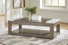 Diamond Furniture - Ashley Furniture - Loyaska Lift-Top Coffee Table - Lift Top Cocktail Table - T854-9
