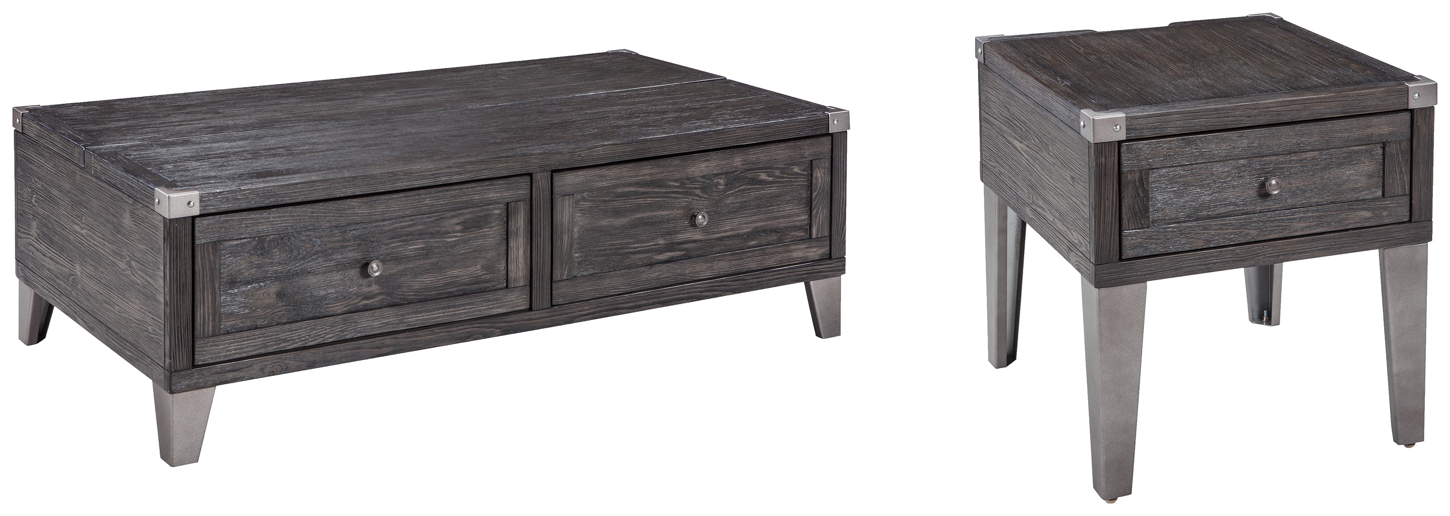 Diamond Furniture - Ashley Furniture - Todoe Coffee Table and End Table - Coffee Table and End Table - T901T1