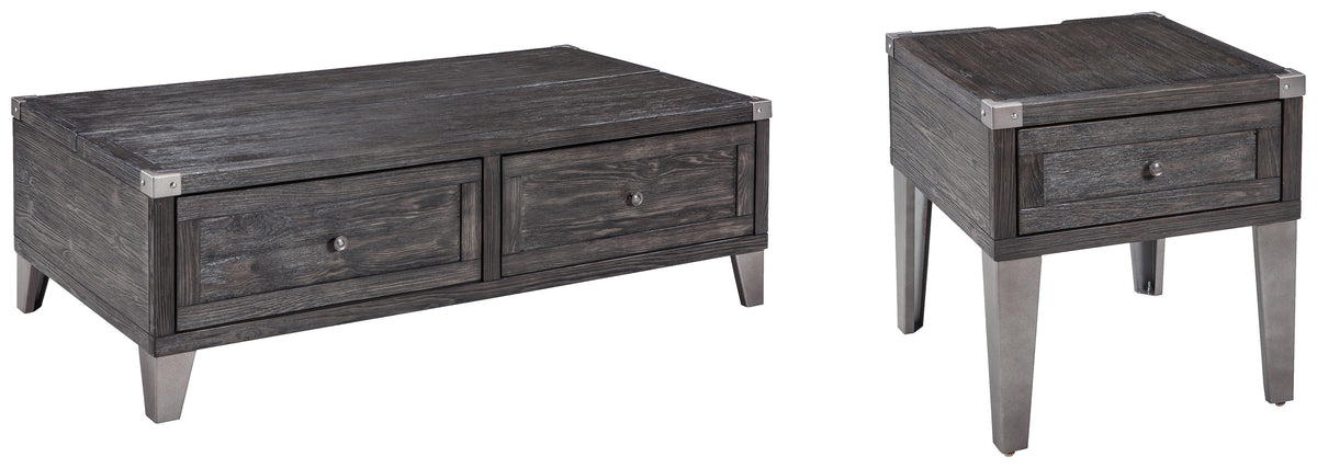 Diamond Furniture - Ashley Furniture - Todoe Coffee Table and End Table - Coffee Table and End Table - T901T1
