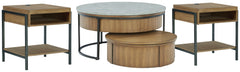 Diamond Furniture - Ashley Furniture - Fridley Coffee Table and 2 End Tables - Coffee Table and 2 End Tables - T964T1