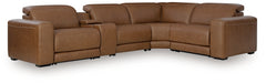 Diamond Furniture - Ashley Furniture - Magic Man 5-Piece Power Reclining Sectional with Console - 5-Piece Power Reclining Sectional with Console - PCU10700S12