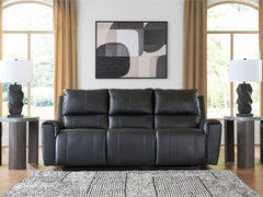 Diamond Furniture - Ashley Furniture - Glossmore Living Room - Rocker Recliner / Black - PCU1170025
