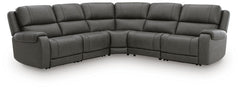 Diamond Furniture - Ashley Furniture - 5Z - Pittson 5-Piece Power Reclining Sectional - 5-Piece Power Reclining Sectional - PCU12600S9