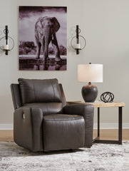 Diamond Furniture - Ashley Furniture - Boxmere Living Room - Power Rocker Recliner / Storm - U1310098