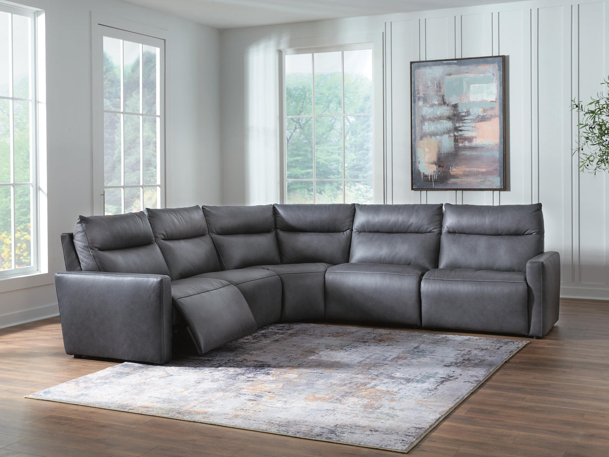 Diamond Furniture - Ashley Furniture - ModZ 5-Piece Power Reclining Sectional - 5-Piece Power Reclining Sectional - U14001S6