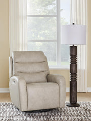 Diamond Furniture - Ashley Furniture - Motion-Max Swivel Glider Power Recliner - Swivel Glider Power Recliner - PCU1550095