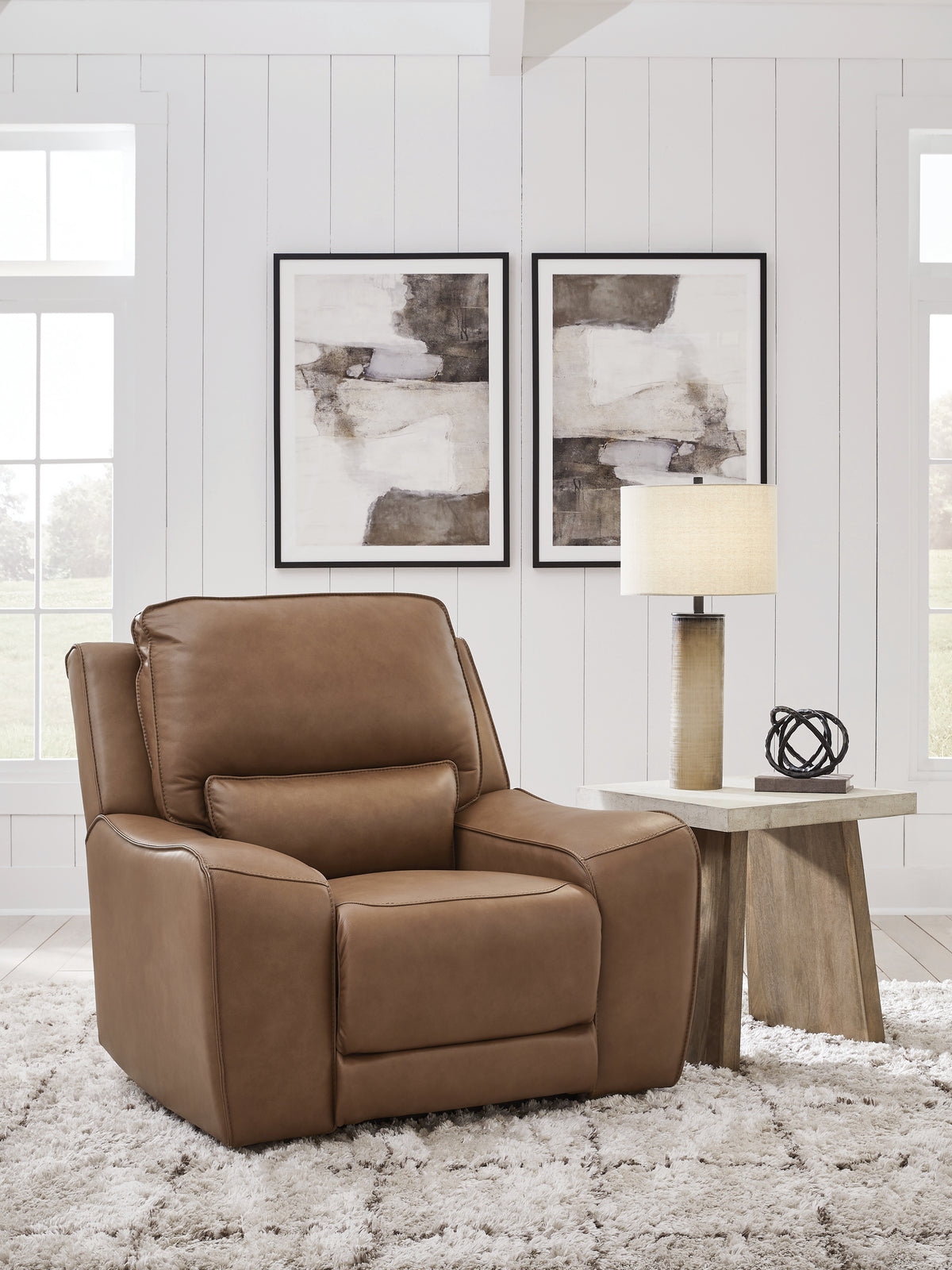 Diamond Furniture - Ashley Furniture - DeepWakes Power Recliner - PWR Recliner/ADJ Headrest - PCU6260613