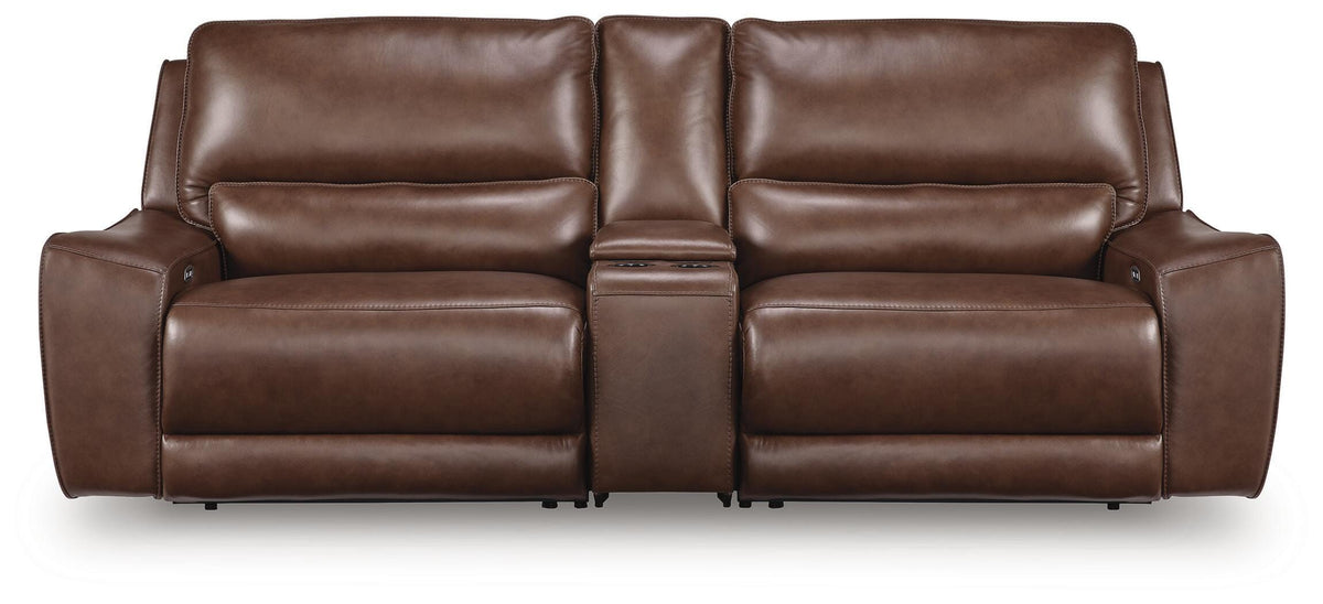 Diamond Furniture - Ashley Furniture - DeepWakes 3-Piece Power Reclining Sectional - 3-Piece Power Reclining Sectional - PCU62607S3