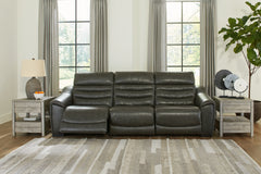Diamond Furniture - Ashley Furniture - Center Line 3-Piece Power Reclining Sectional Sofa - 3-Piece Power Reclining Sectional Sofa / Dark Gray - U63404S5