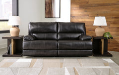 Diamond Furniture - Ashley Furniture - Mountainous Power Reclining Sofa - 2 Seat PWR REC Sofa ADJ HDREST / Eclipse - U6580147