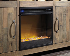 Diamond Furniture - Ashley Furniture - Entertainment Accessories Electric Fireplace Insert - Electric Fireplace Insert / Black - W100-02