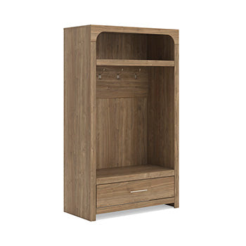 Diamond Furniture - Ashley Furniture - Dovander Hall Tree with Storage Bench - Hall Tree with Storage Bench - W1121-79