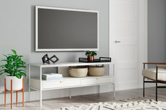 Diamond Furniture - Ashley Furniture - Deznee 60" TV Stand - 60" / White - W162-68