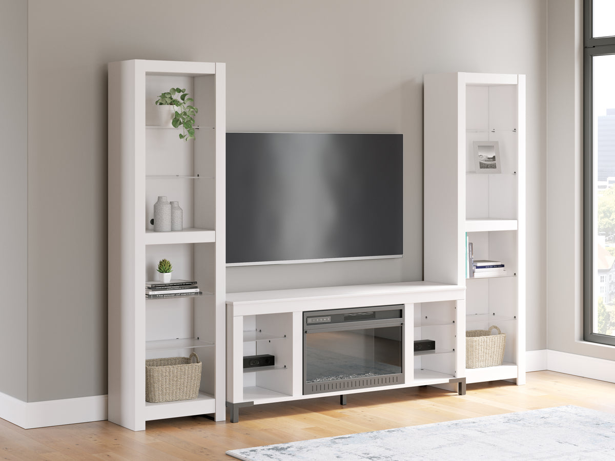Diamond Furniture - Ashley Furniture - Brollevi 3-Piece Entertainment Center - 3-Piece Entertainment Center - W2722W1