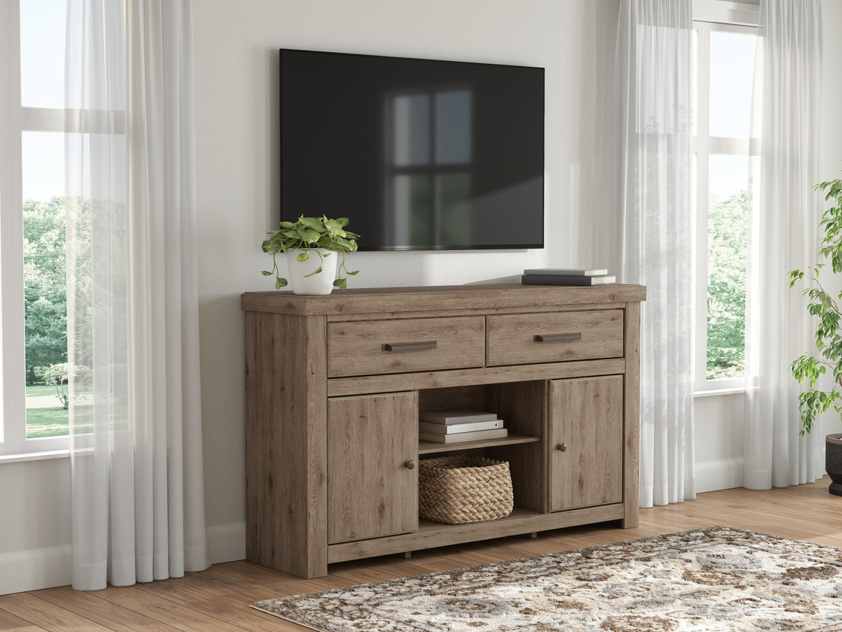 Diamond Furniture - Ashley Furniture - Garistyn 62" TV Stand - 62" - W2844-68