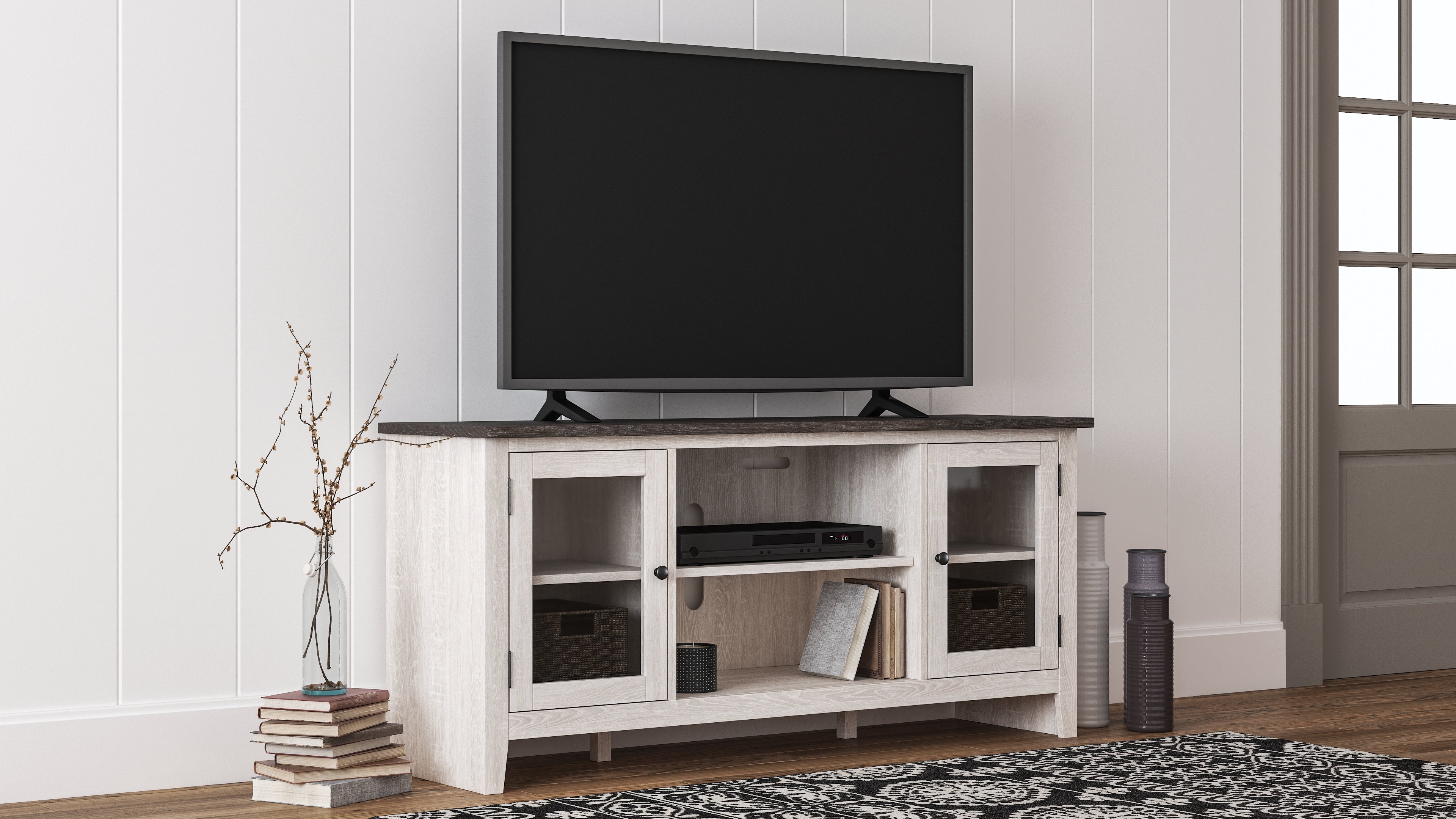 Diamond Furniture - Ashley Furniture - Dorrinson 60" TV Stand - 60" / Two-tone - W287-68