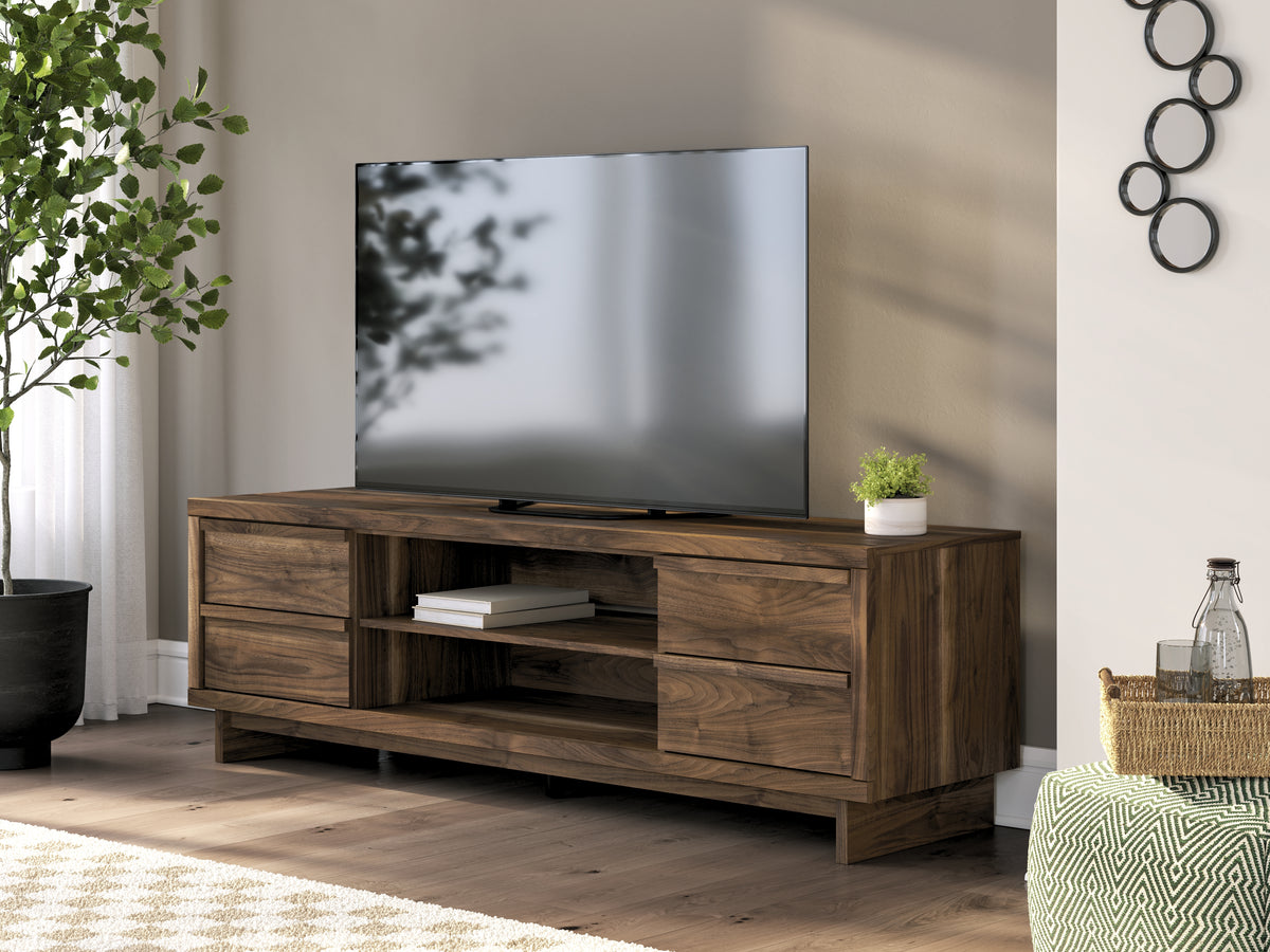 Diamond Furniture - Ashley Furniture - Zadilyn 72" TV Stand - 72" / Brown - W3367-68