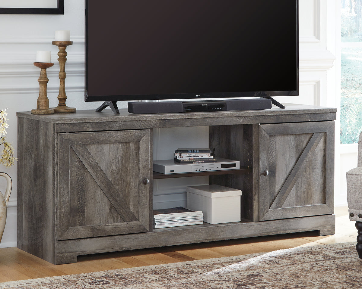 Diamond Furniture - Ashley Furniture - Wynnlow TV Stand - 63" / Gray - W440-68
