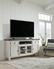 Diamond Furniture - Ashley Furniture - Havalance TV Stand - TV Stand / Two-tone - W814-68
