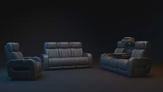 Power Reclining Sofa and Loveseat