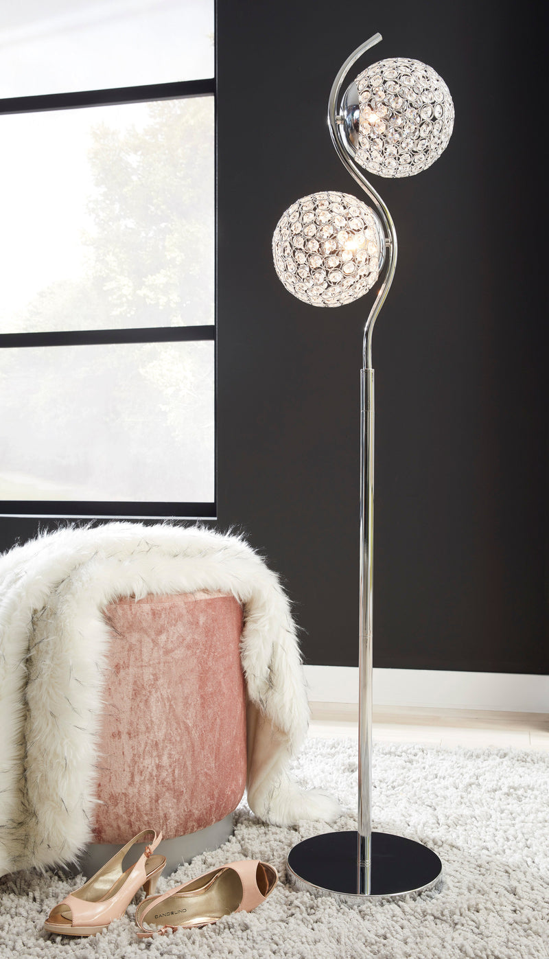 Winter Floor Lamp - Diamond Furniture
