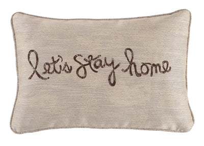 Lets Stay Home Pillow (Set of 4) - Diamond Furniture