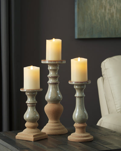 Emele Candle Holder (Set of 3) - Diamond Furniture