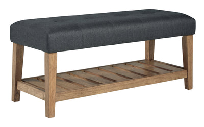 Cabellero Upholstered Accent Bench - Diamond Furniture
