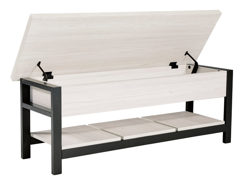Rhyson Storage Bench - Diamond Furniture