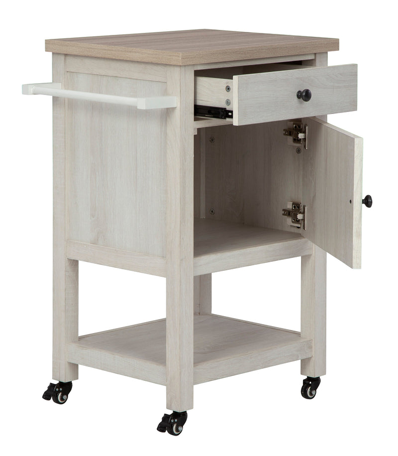 Boderidge Bar Cart - Diamond Furniture