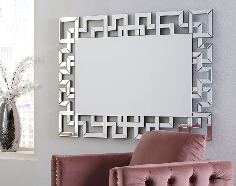 Jasna Accent Mirror - Diamond Furniture