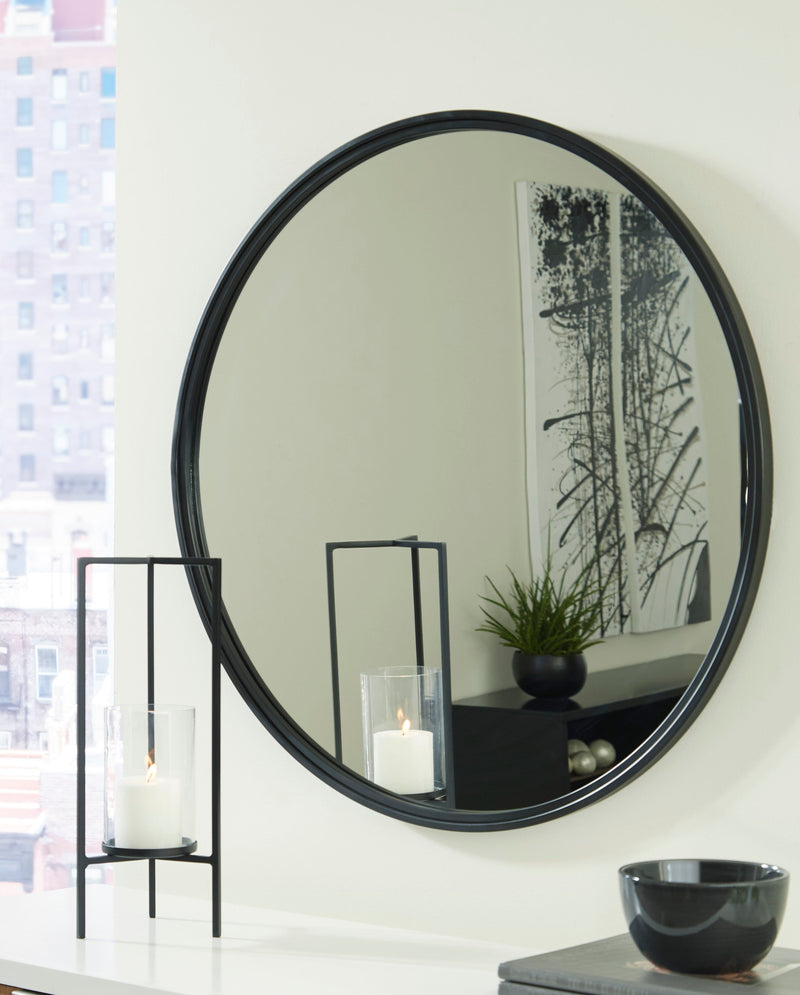 Brocky Accent Mirror - Diamond Furniture