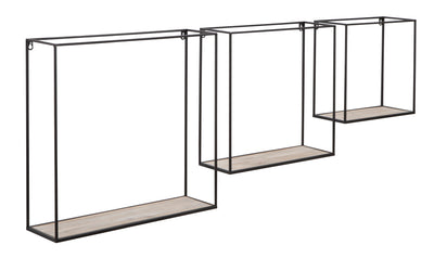 Efharis Wall Shelf (Set of 3) - Diamond Furniture