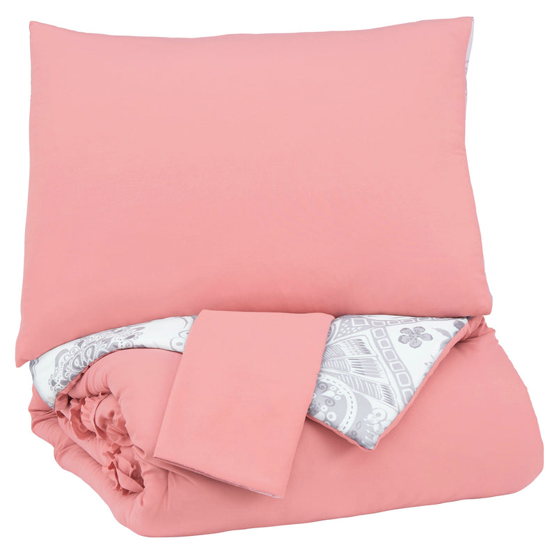 Avaleigh Twin Comforter Set - Diamond Furniture