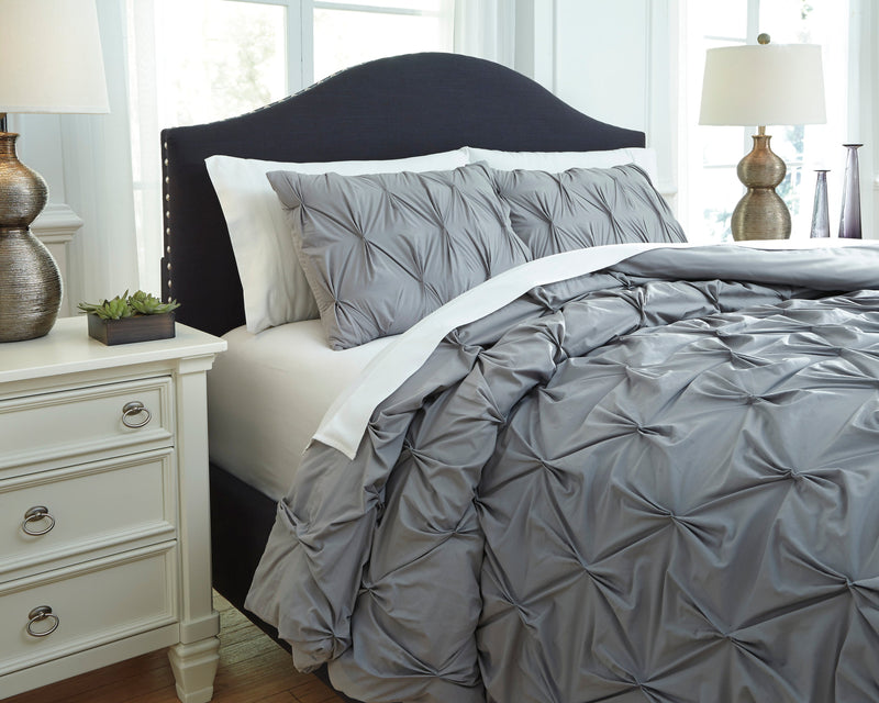 Rimy 3-Piece King Comforter Set - Diamond Furniture