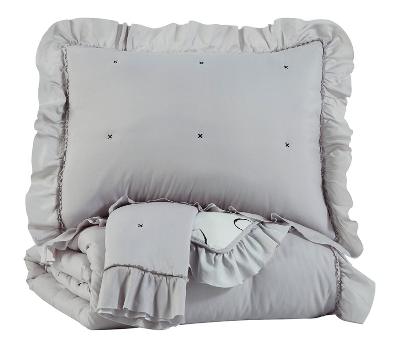 Hartlen Twin Comforter Set - Diamond Furniture