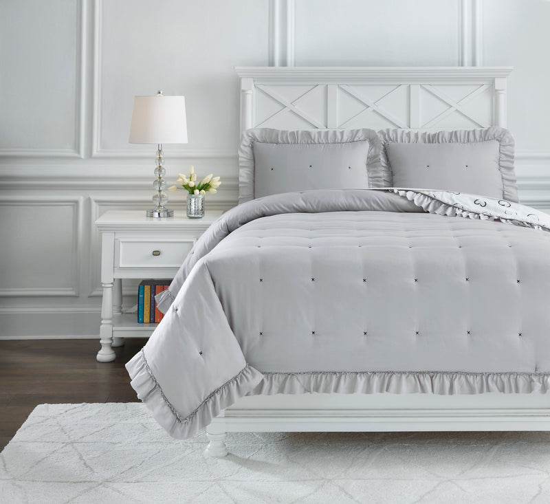 Hartlen Full Comforter Set - Diamond Furniture